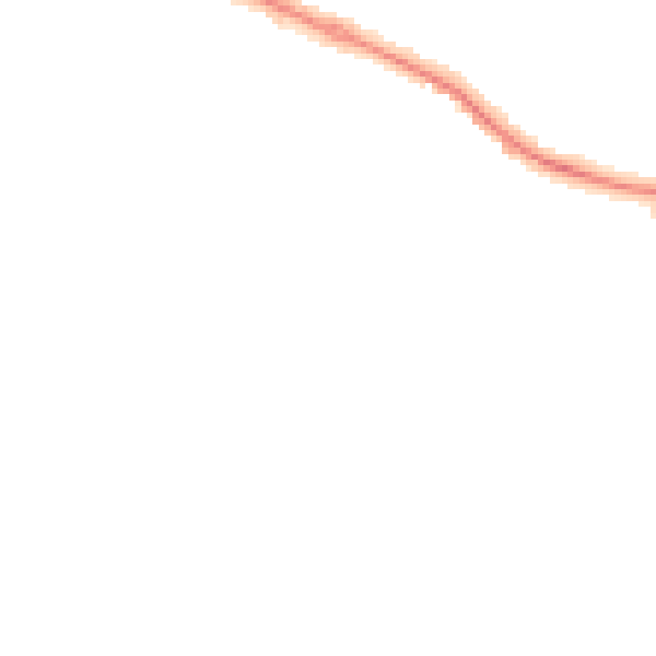 Night-time road noise heatmap for HP11 1DY
