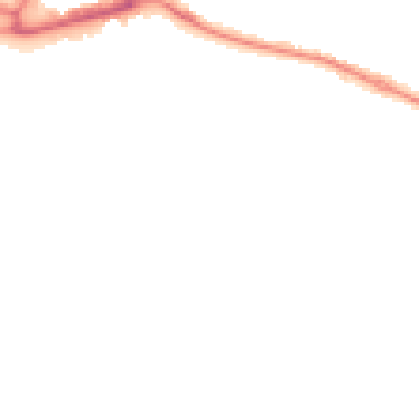 Night-time road noise heatmap for HP11 1EA