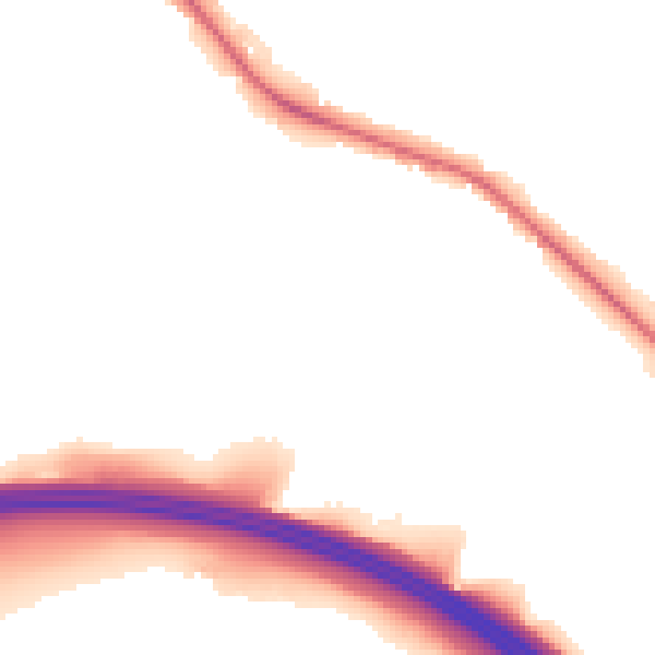 Night-time road noise heatmap for HP11 1JB