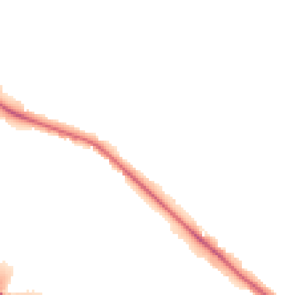 Night-time road noise heatmap for HP11 1JD