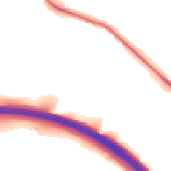 Night-time road noise heatmap for HP11 1JG