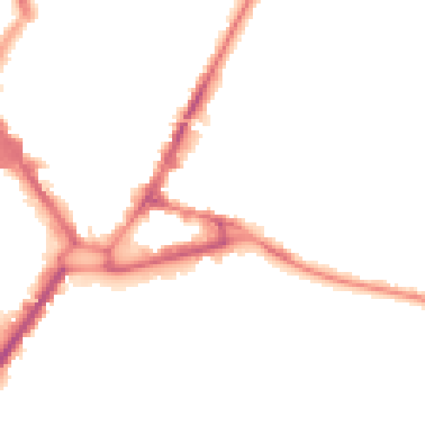 Night-time road noise heatmap for HP11 1NT