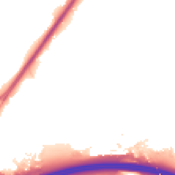 Night-time road noise heatmap for HP11 1PP
