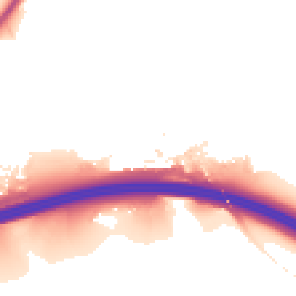 Night-time road noise heatmap for HP11 1QH