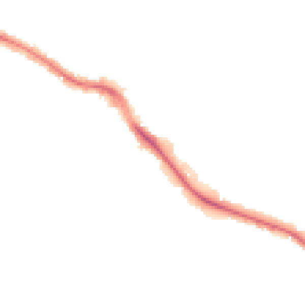 Night-time road noise heatmap for HP11 1RJ