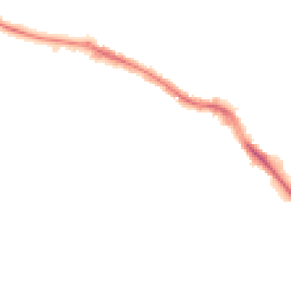 Night-time road noise heatmap for HP11 1SG
