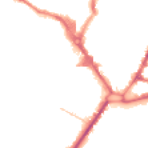 Night-time road noise heatmap for HP11 2FZ