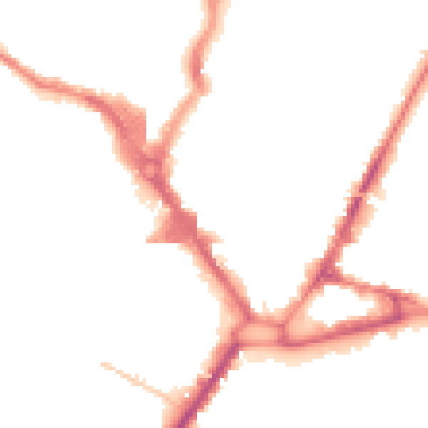 Night-time road noise heatmap for HP11 2HL