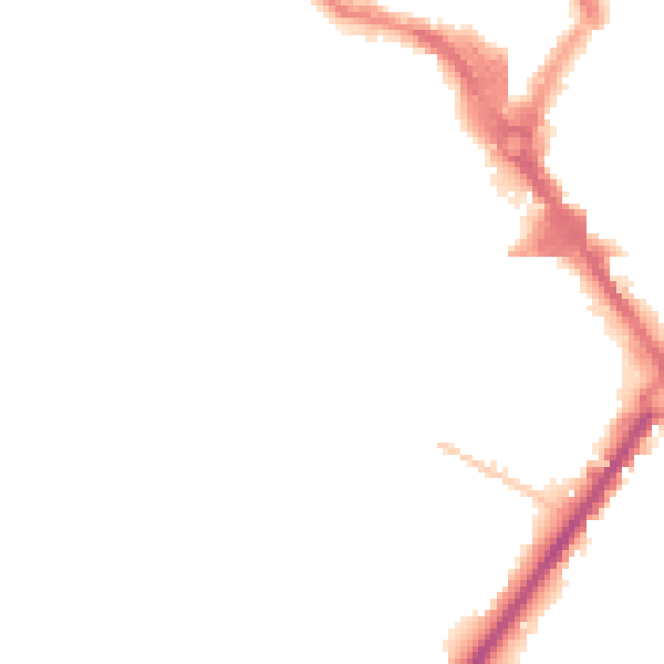 Night-time road noise heatmap for HP11 2JP