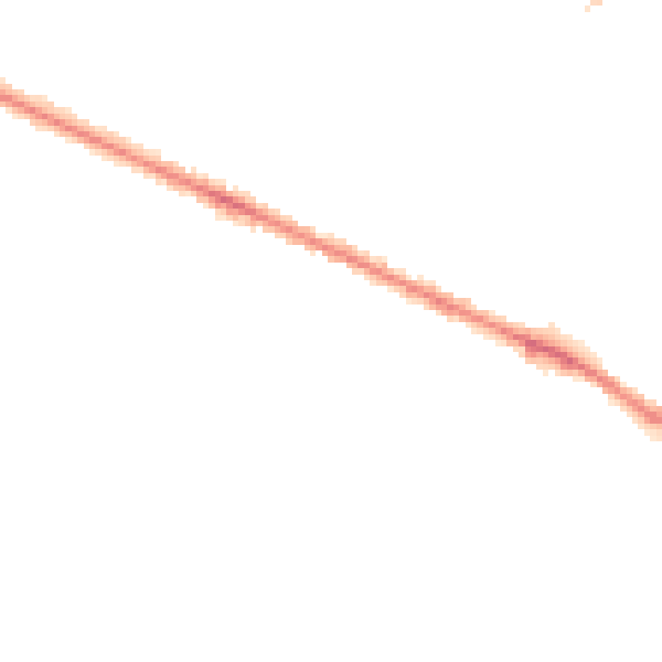 Night-time road noise heatmap for HP11 2NH
