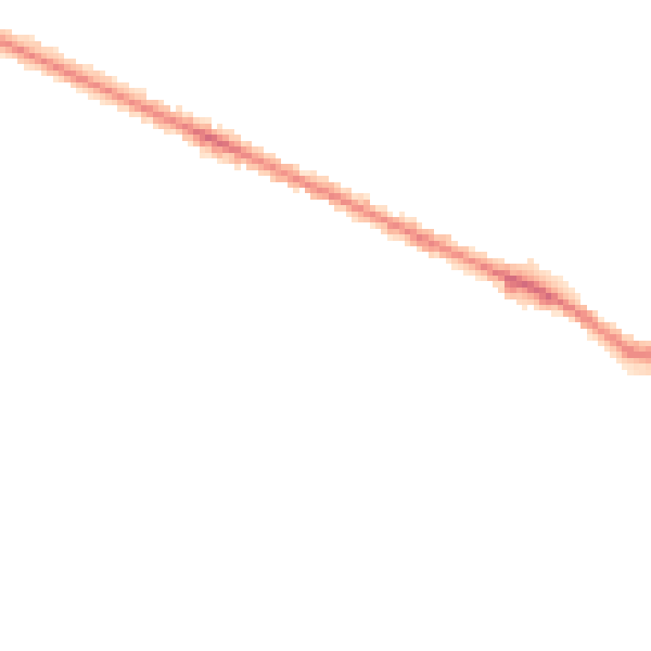 Night-time road noise heatmap for HP11 2PG