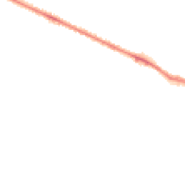Night-time road noise heatmap for HP11 2RA