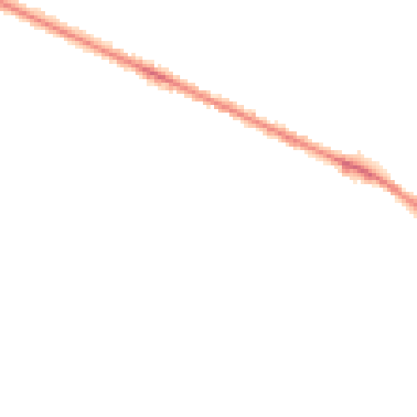 Night-time road noise heatmap for HP11 2RL