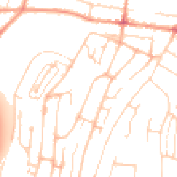 Daytime road noise heatmap for HP12 3EL