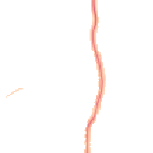 Night-time road noise heatmap for HP13 5DJ