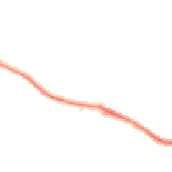 Night-time road noise heatmap for HP13 7AN
