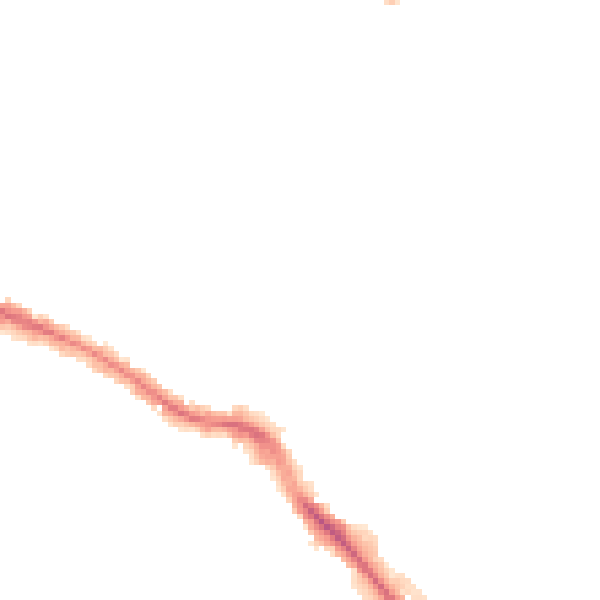 Night-time road noise heatmap for HP13 7JH