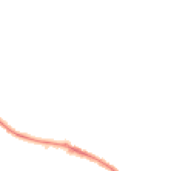 Night-time road noise heatmap for HP13 7RS