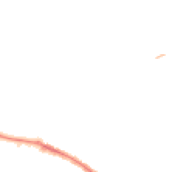 Night-time road noise heatmap for HP13 7TS