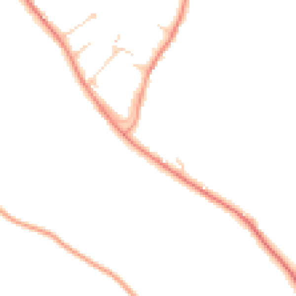 Daytime road noise heatmap for HP14 4AE