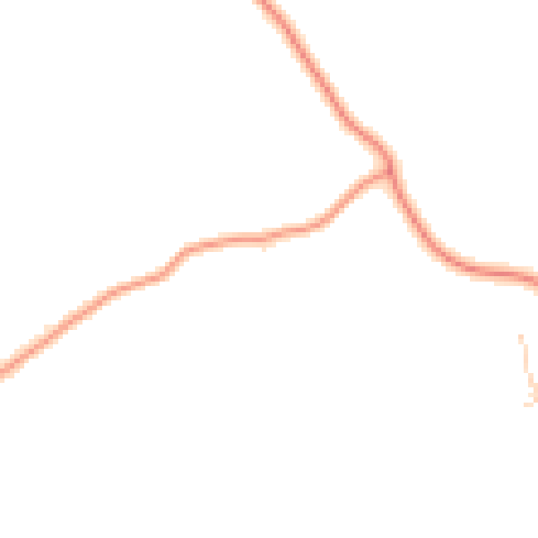 Daytime road noise heatmap for HP14 4NB