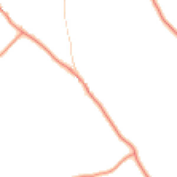 Daytime road noise heatmap for HP14 4NG