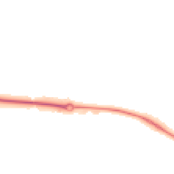 Night-time road noise heatmap for HP18 0GW