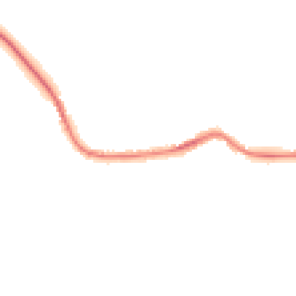 Night-time road noise heatmap for HP18 0JD