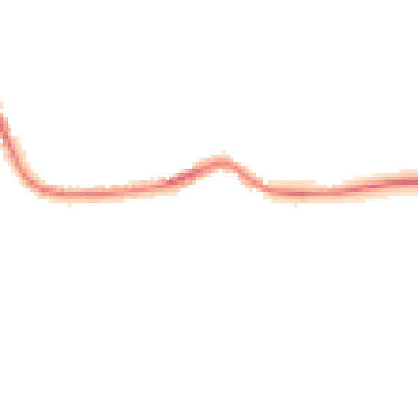 Night-time road noise heatmap for HP18 0LG