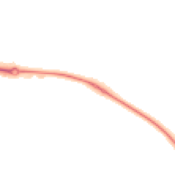 Night-time road noise heatmap for HP18 0PS