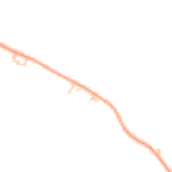 Daytime road noise heatmap for HP18 0SW