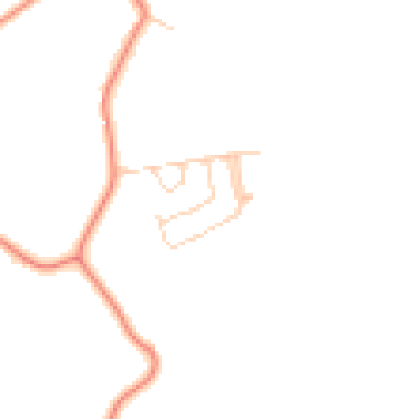 Daytime road noise heatmap for HP18 0TG