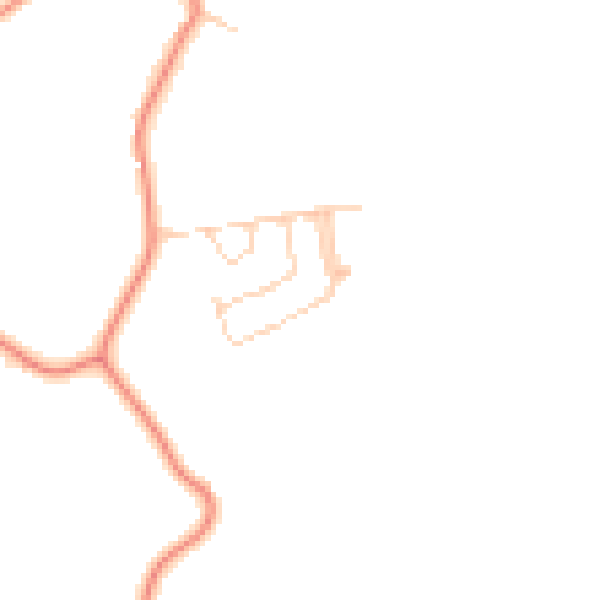 Daytime road noise heatmap for HP18 0TQ