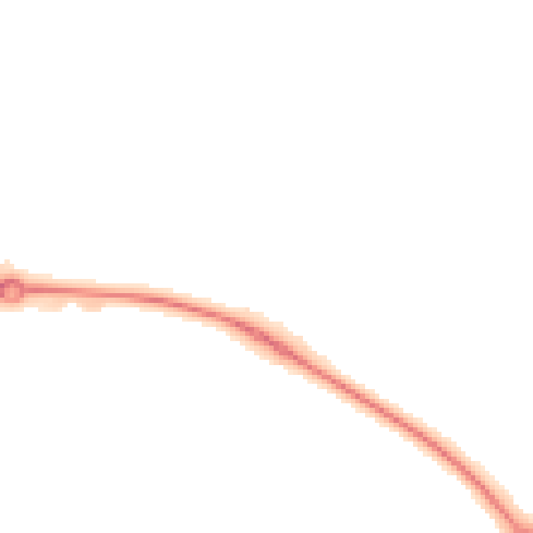 Night-time road noise heatmap for HP18 1AA
