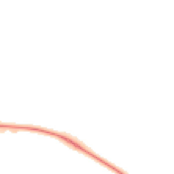 Night-time road noise heatmap for HP18 1AD