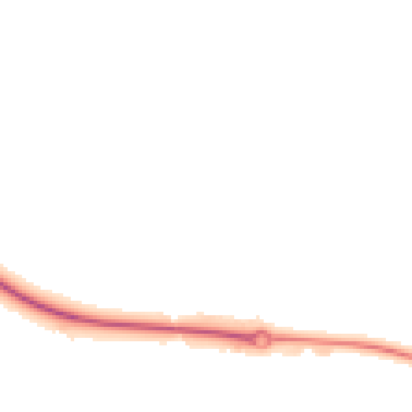 Night-time road noise heatmap for HP18 1AP