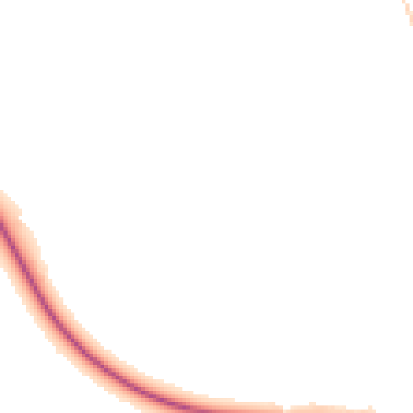 Night-time road noise heatmap for HP18 1AT