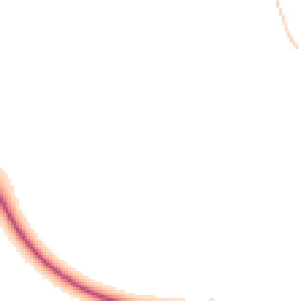 Night-time road noise heatmap for HP18 1AU