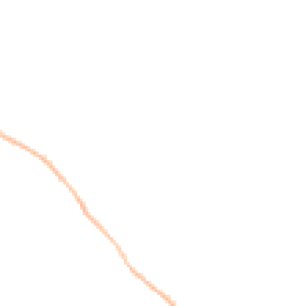 Night-time road noise heatmap for HP18 9AJ