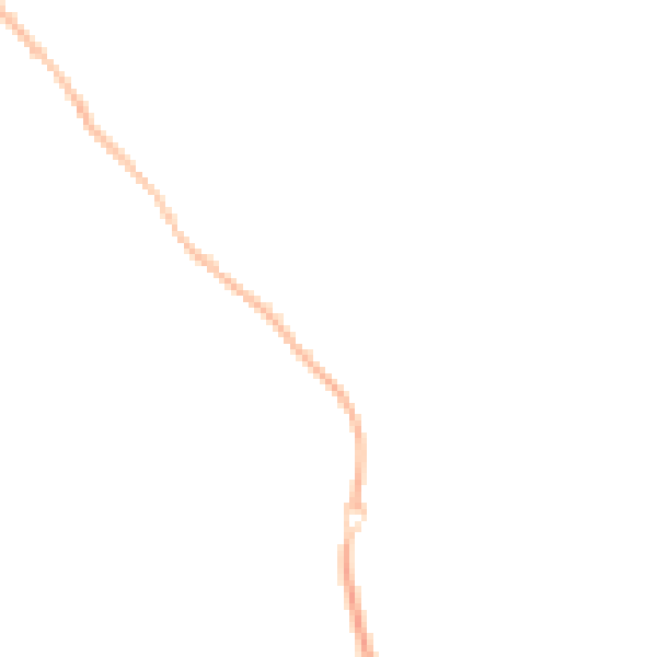 Night-time road noise heatmap for HP18 9BH