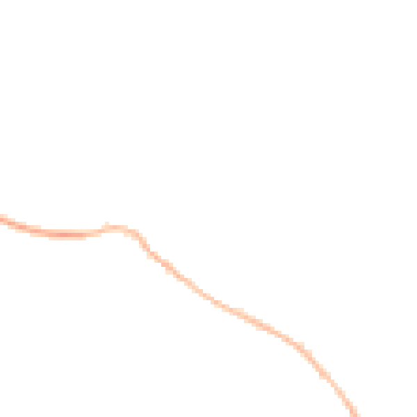 Night-time road noise heatmap for HP18 9DE