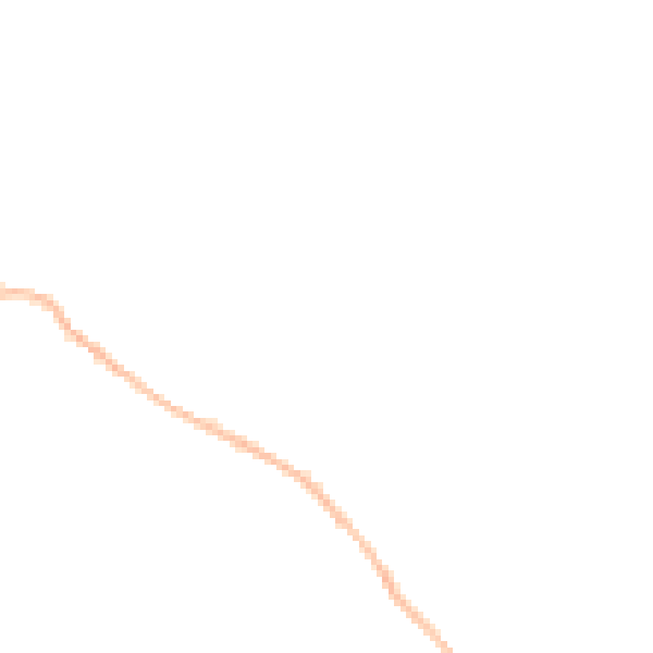 Night-time road noise heatmap for HP18 9DJ