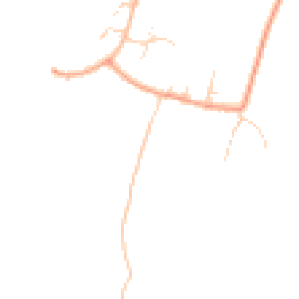 Daytime road noise heatmap for HP18 9HU
