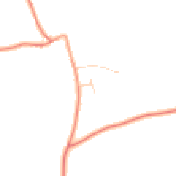 Daytime road noise heatmap for HP18 9LN