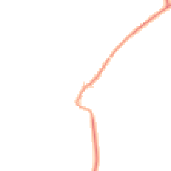Daytime road noise heatmap for HP18 9NH