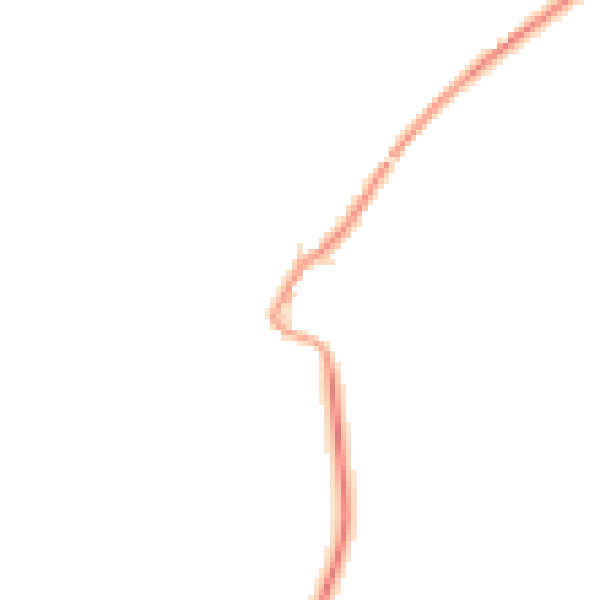 Daytime road noise heatmap for HP18 9NJ