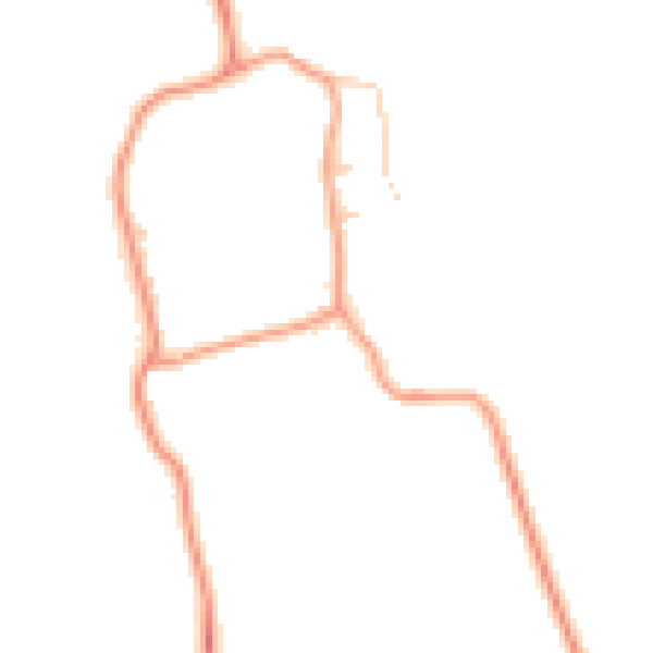 Daytime road noise heatmap for HP18 9NU