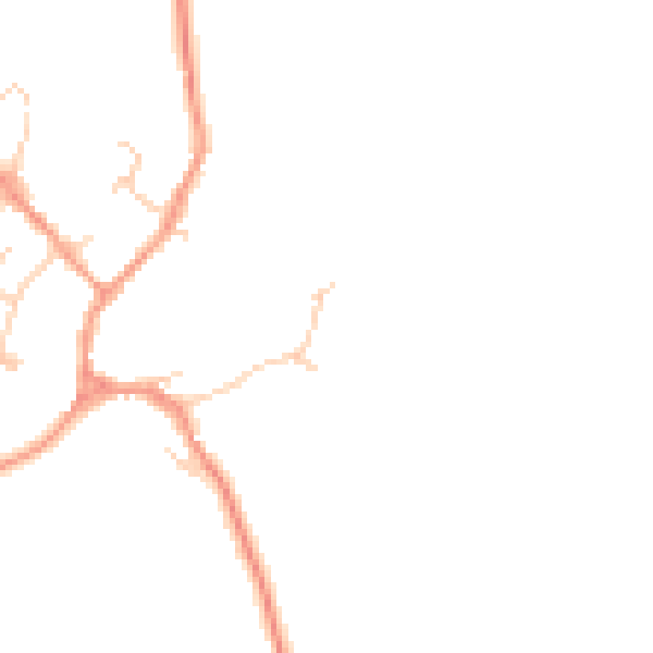 Daytime road noise heatmap for HP18 9RY
