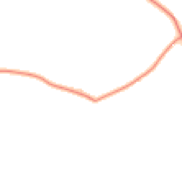 Daytime road noise heatmap for HP18 9UJ