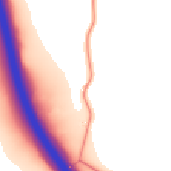 Daytime road noise heatmap for HP18 9UU